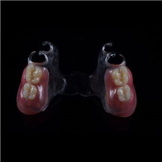 Avtagbar delprotes i akryl